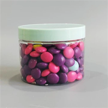 Chocolate Plastic Jars With Lids