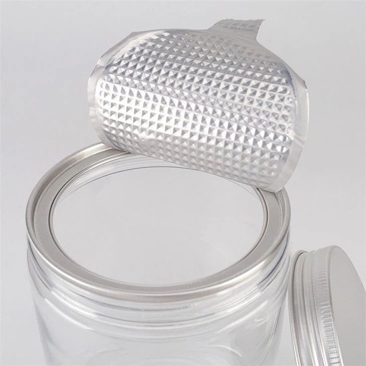 plastic can with metal lids