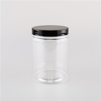 600ml Plastic Round Jars