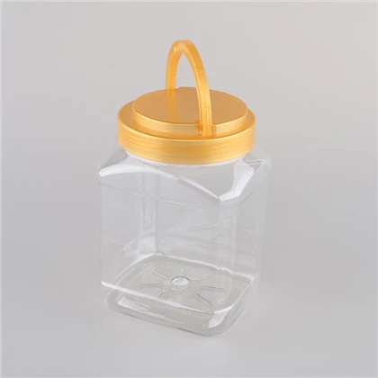 Plastic Square Jars