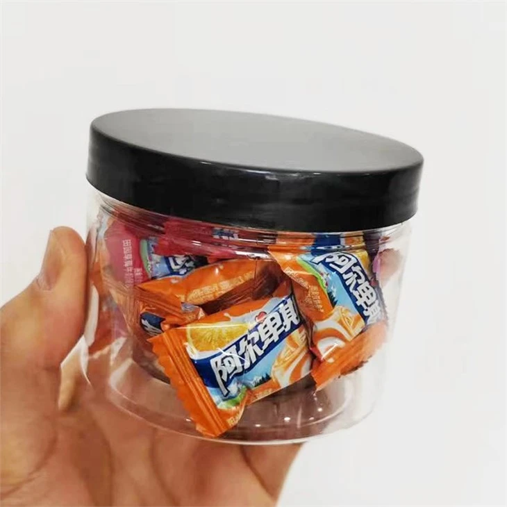 250ml Black Plastic Jars With Cap
