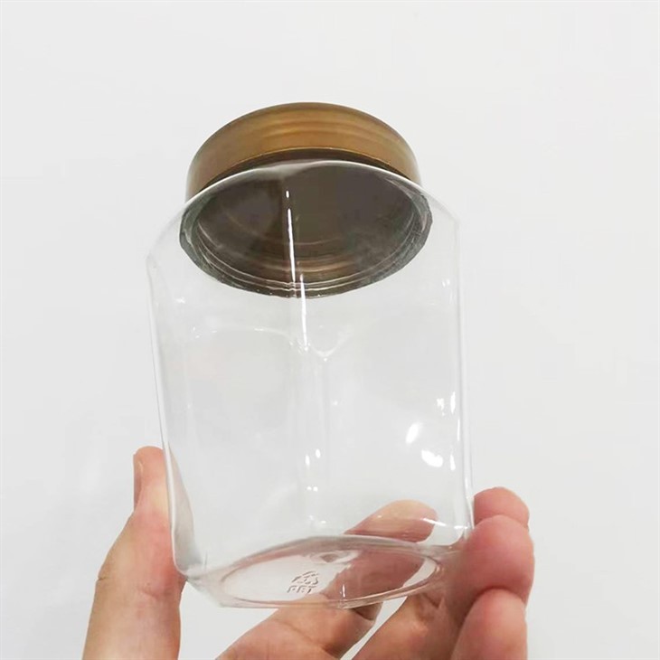 Hexagon Plastic Jars
