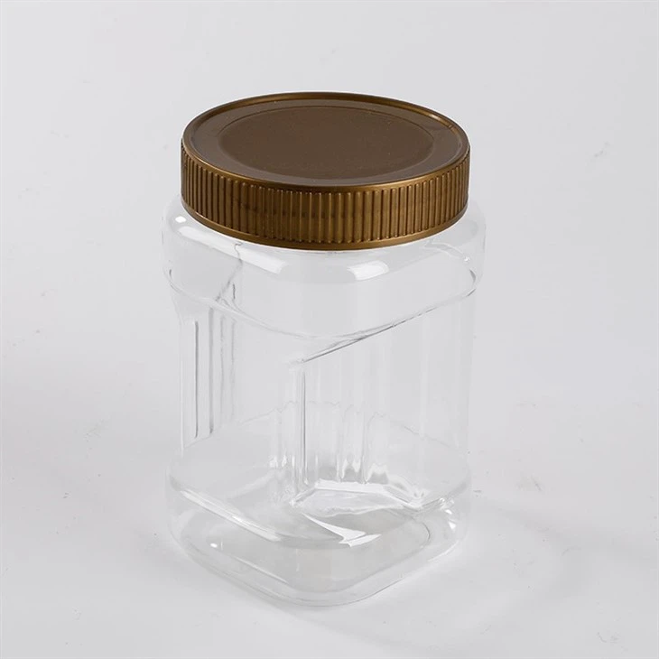 Black Plastic Grip Clear Jars