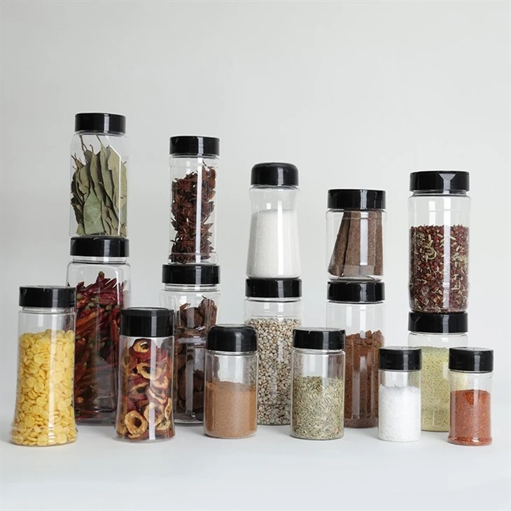 Black BBQ Spice Jars 16 Oz