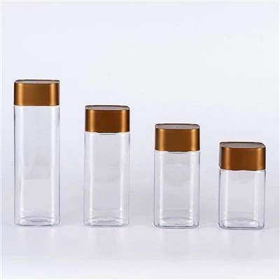 400ml Dessert Plastic Square Jars