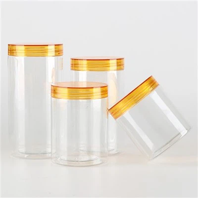 300ml Plastic Clear Jars