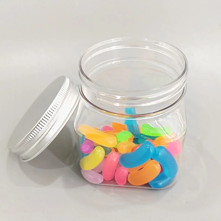 150ml Plastic Square Jars